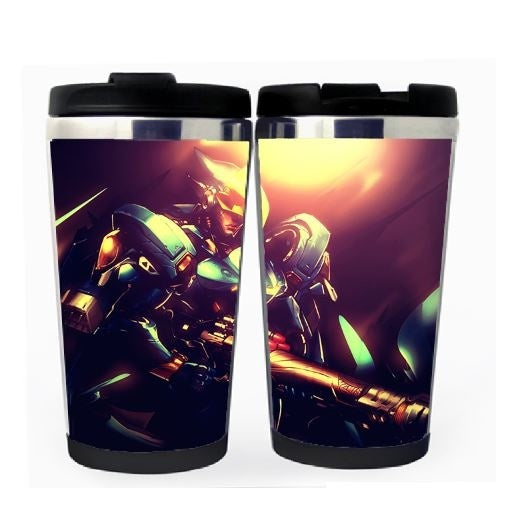 Overwatch Cup Stainless Steel 400ml Coffee Tea Cup Beer Stein Overwatch Birthday Gifts Christmas Gifts
