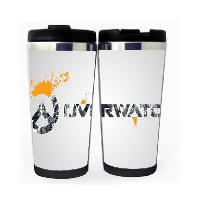 Overwatch Cup Stainless Steel 400ml Coffee Tea Cup Beer Stein Overwatch Birthday Gifts Christmas Gifts
