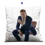 Tom Hiddleston Zipper Pillow Case Loki Sofa Car Pillow Cover Home Decorative