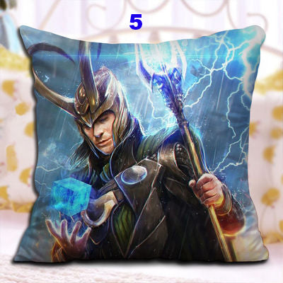 Tom Hiddleston Loki Zipper Pillow Case Loki Sofa Car Pillow Cover Home Decorative