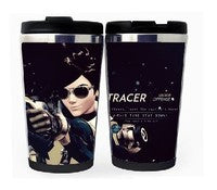 Overwatch Tracer Cup Stainless Steel 400ml Coffee Tea Cup Beer Stein Overwatch Birthday Gifts Christmas Gifts