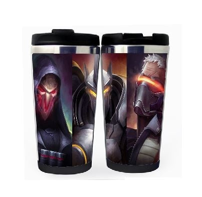 Šálek Overwatch Nerezová ocel 400 ml Kávový Šálek na čaj Pivo Stein Dárky k narozeninám Overwatch Vánoční dárky
