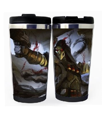 Overwatch Reaper Cup Stainless Steel 400ml Coffee Tea Cup Beer Stein Overwatch Birthday Gifts Christmas Gifts