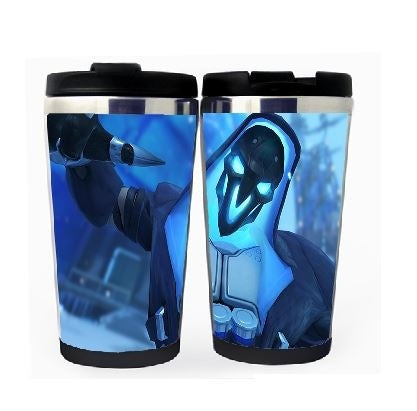 Overwatch Reaper Cup Stainless Steel 400ml Coffee Tea Cup Beer Stein Overwatch Birthday Gifts Christmas Gifts
