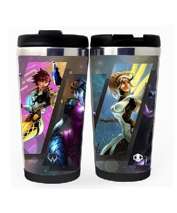 Šálek Overwatch Nerezová ocel 400 ml Kávový Šálek na čaj Pivo Stein Dárky k narozeninám Overwatch Vánoční dárky