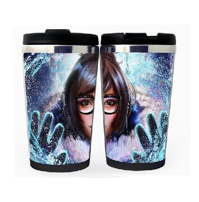 Overwatch MEI Cup Stainless Steel 400ml Coffee Tea Cup Beer Stein Overwatch Birthday Gifts Christmas Gifts