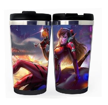 Overwatch Cup Stainless Steel 400ml Coffee Tea Cup Beer Stein Overwatch Birthday Gifts Christmas Gifts