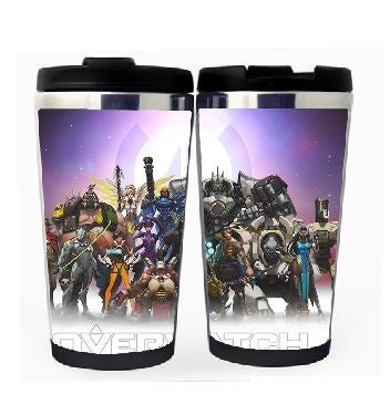 Overwatch Cup Stainless Steel 400ml Coffee Tea Cup Beer Stein Overwatch Birthday Gifts Christmas Gifts