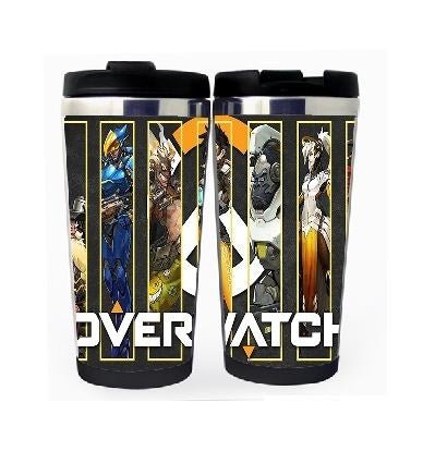 Overwatch Cup Stainless Steel 400ml Coffee Tea Cup Beer Stein Overwatch Birthday Gifts Christmas Gifts