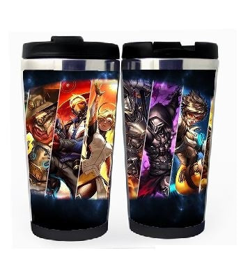 Overwatch Cup Stainless Steel 400ml Coffee Tea Cup Beer Stein Overwatch Birthday Gifts Christmas Gifts