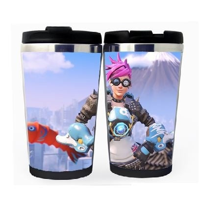 Overwatch Cup Stainless Steel 400ml Coffee Tea Cup Beer Stein Overwatch Birthday Gifts Christmas Gifts