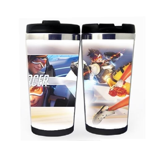 Overwatch Cup Stainless Steel 400ml Coffee Tea Cup Beer Stein Overwatch Birthday Gifts Christmas Gifts