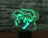 Wolf 3D Illusion Led Table Lamp 7 Color Change LED Desk Light Lamp Game of Thrones Direwolf  Decoration Gifts