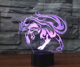 Wolf 3D Illusion Led Table Lamp 7 Color Change LED Desk Light Lamp Game of Thrones Direwolf  Decoration Gifts
