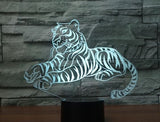 Tiger 3D Illusion Led Table Lamp 7 Color Change LED Desk Light Lamp Tiger Decoration Gifts