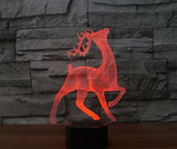 Deer 3D Illusion Led Table Lamp 7 Color Change LED Desk Light Lamp Deer Decoration