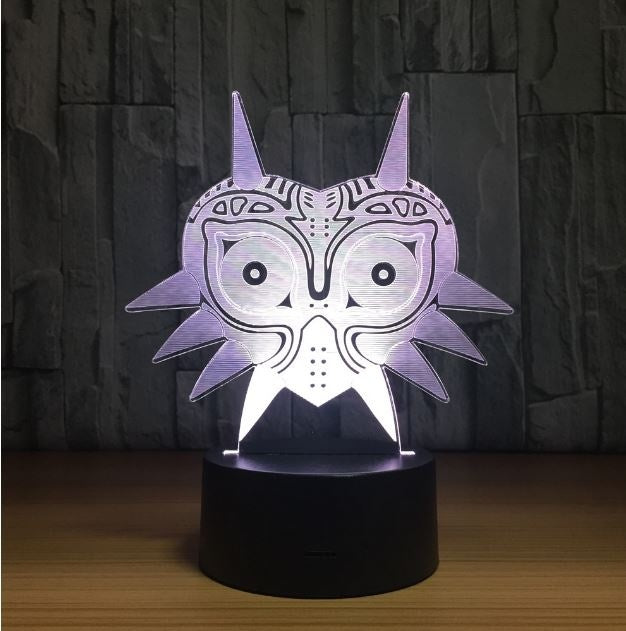 The Legend of Zelda amiibo wolf  3D Illusion Led Table Lamp 7 Color Change LED Desk Light Lamp The Legend of Zelda Decoration