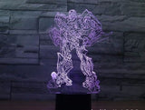 The transformers 3D Illusion Led Table Lamp 7 Color Change LED Desk Light Lamp transformers Gifts