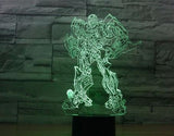 The transformers 3D Illusion Led Table Lamp 7 Color Change LED Desk Light Lamp transformers Gifts