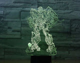 The transformers 3D Illusion Led Table Lamp 7 Color Change LED Desk Light Lamp transformers Gifts
