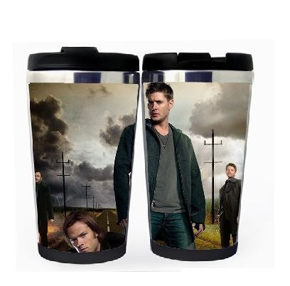 Supernatural Cup Stainless Steel 400ml Coffee Tea Cup Supernatural Beer Stein Birthday Gifts Christmas Gifts