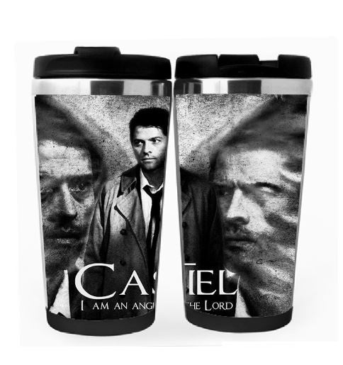 Supernatural Castiel Cup Stainless Steel 400ml Coffee Tea Cup Supernatural Castiel Angel Beer Stein Birthday Gifts Christmas Gifts