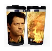Supernatural Castiel Cup Stainless Steel 400ml Coffee Tea Cup Supernatural Castiel Angel Beer Stein Birthday Gifts Christmas Gifts