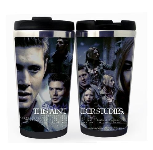 Supernatural Cup Stainless Steel 400ml Coffee Tea Cup Supernatural Beer Stein Birthday Gifts Christmas Gifts