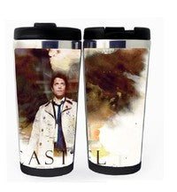 Supernatural Castiel Cup Stainless Steel 400ml Coffee Tea Cup Supernatural Castiel Angel Beer Stein Birthday Gifts Christmas Gifts