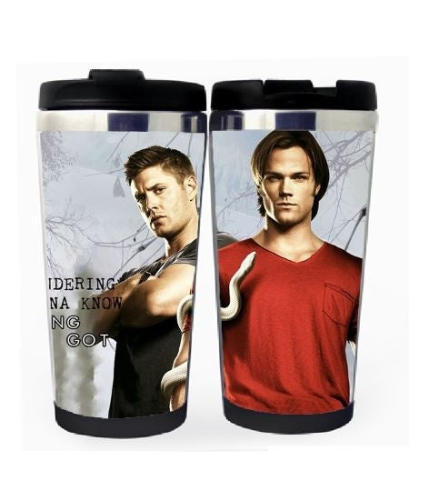 Supernatural Cup Stainless Steel 400ml Coffee Tea Cup Supernatural Beer Stein Birthday Gifts Christmas Gifts