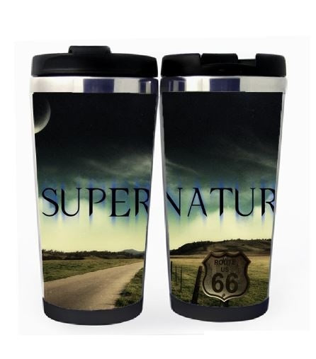 Supernatural Cup Stainless Steel 400ml Coffee Tea Cup Supernatural Beer Stein Birthday Gifts Christmas Gifts