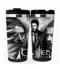 Supernatural Castiel Šálek Nerezová ocel 400ml Kávový Šálek Supernatural Castiel Angel Beer Stein Dárky k narozeninám Vánoční dárky