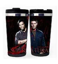 Supernatural Cup Sam Dean Stainless Steel 400ml Coffee Tea Cup Supernatural Beer Stein Birthday Gifts Christmas Gifts