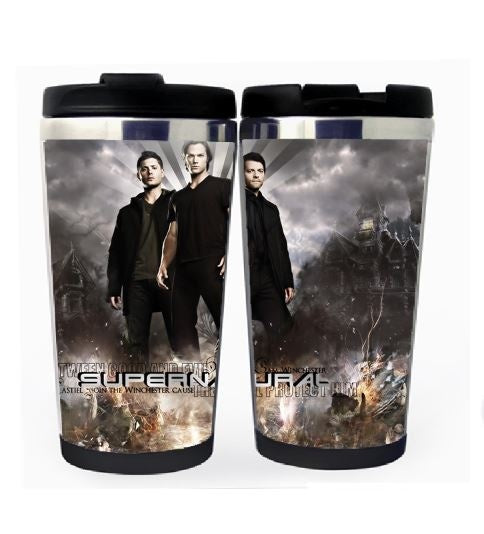 Supernatural Cup Stainless Steel 400ml Coffee Tea Cup Supernatural Beer Stein Birthday Gifts Christmas Gifts
