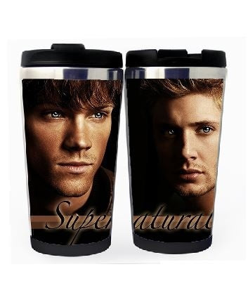 Supernatural Cup Dean Sam Stainless Steel 400ml Coffee Tea Cup Supernatural Beer Stein Birthday Gifts Christmas Gifts