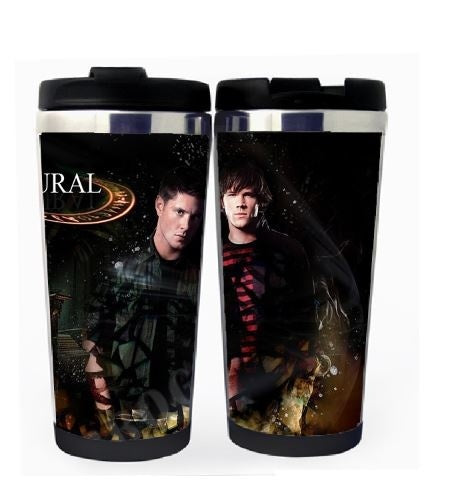 Supernatural Cup Dean Sam Stainless Steel 400ml Coffee Tea Cup Supernatural Beer Stein Birthday Gifts Christmas Gifts