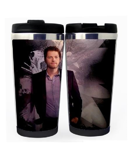 Supernatural Castiel Cup Stainless Steel 400ml Coffee Tea Cup Supernatural Castiel Angel Beer Stein Birthday Gifts Christmas Gifts