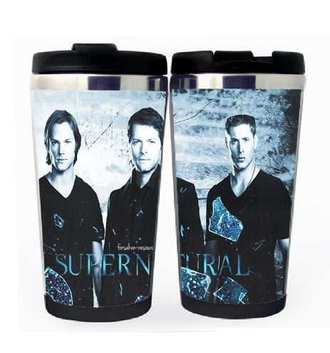Supernatural Cup  Stainless Steel 400ml Coffee Tea Cup Supernatural Beer Stein Birthday Gifts Christmas Gifts