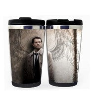 Supernatural Castiel Cup Stainless Steel 400ml Coffee Tea Cup Supernatural Castiel Angel Beer Stein Birthday Gifts Christmas Gifts