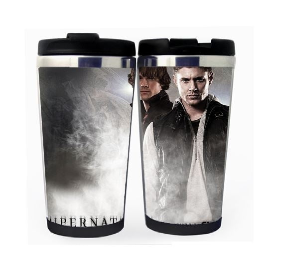 Supernatural Dean Sam Cup Stainless Steel 400ml Coffee Tea Cup Supernatural Beer Stein Birthday Gifts Christmas Gifts