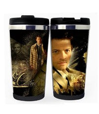 Supernatural Castiel Cup Stainless Steel 400ml Coffee Tea Cup Supernatural Castiel Angel Beer Stein Birthday Gifts Christmas Gifts