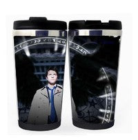 Supernatural Castiel Šálek Nerezová ocel 400ml Kávový Šálek Supernatural Castiel Angel Beer Stein Dárky k narozeninám Vánoční dárky