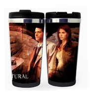 Supernatural Castiel Cup Stainless Steel 400ml Coffee Tea Cup Supernatural Castiel Angel Beer Stein Birthday Gifts Christmas Gifts