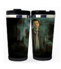 Supernatural Castiel Cup Stainless Steel 400ml Coffee Tea Cup Supernatural Castiel Angel Beer Stein Birthday Gifts Christmas Gifts