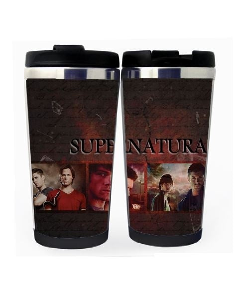 Supernatural Winchester Brothers Cup Stainless Steel 400ml Coffee Tea Cup Supernatural Beer Stein Birthday Gifts Christmas Gifts