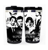 Supernatural Winchester Brothers Cup Stainless Steel 400ml Coffee Tea Cup Supernatural Beer Stein Birthday Gifts Christmas Gifts