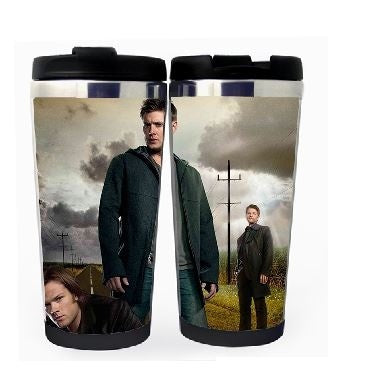 Supernatural Winchester Brothers Cup Stainless Steel 400ml Coffee Tea Cup Supernatural Beer Stein Birthday Gifts Christmas Gifts