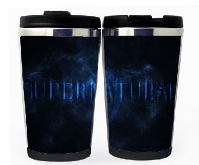 Supernatural Cup Stainless Steel 400ml Coffee Tea Cup Supernatural Beer Stein Birthday Gifts Christmas Gifts