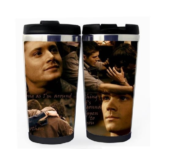 Supernatural Winchester Brothers Cup Stainless Steel 400ml Coffee Tea Cup Supernatural Beer Stein Birthday Gifts Christmas Gifts