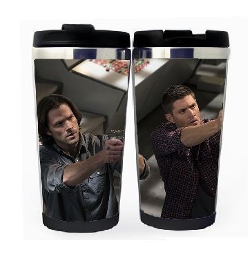 Supernatural Cup Stainless Steel 400ml Coffee Tea Cup Supernatural Beer Stein Birthday Gifts Christmas Gifts